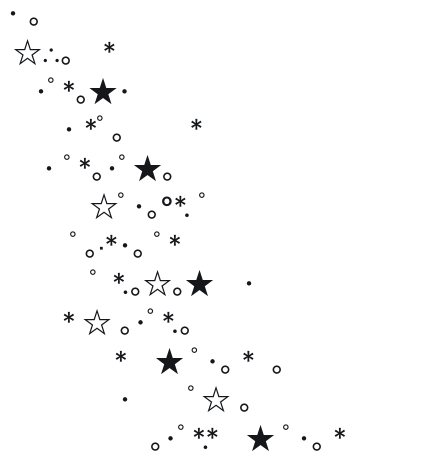 この重なったら星の絵文字ってどうやって出すんですか？コピペなど出