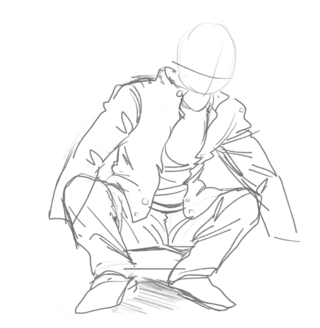 最新 ヤンキー 座り イラスト