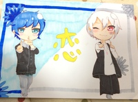 小6です そらまふの 恋 のイラストを模写しました 使用しているのはコピック Yahoo 知恵袋