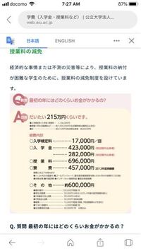 国際教養大学学費高すぎる 給付型奨学金と授業料免除を使うとしてほかにお Yahoo 知恵袋