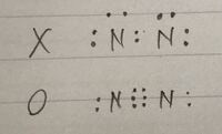 Nの三重結合について 電子式の書き方はどちらが正しいですか Yahoo 知恵袋
