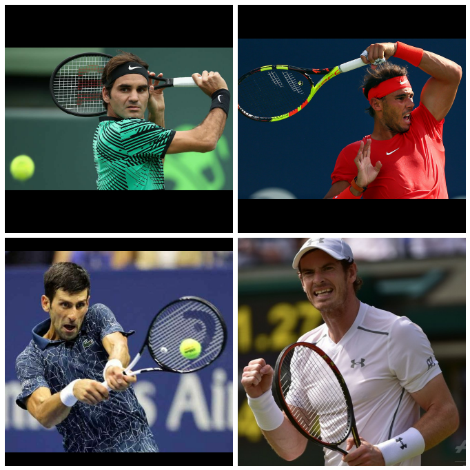 BIG4と呼ばれた - フェデラー、ナダル、ジョコビッチ、マレーの中で