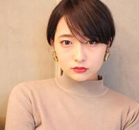 前髪についてです この方はショートカットです 私は後ろ髪がロングです 髪 Yahoo 知恵袋