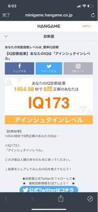 Iqが175と出ました 正直な所 ネットでのiqテストで間違 Yahoo 知恵袋