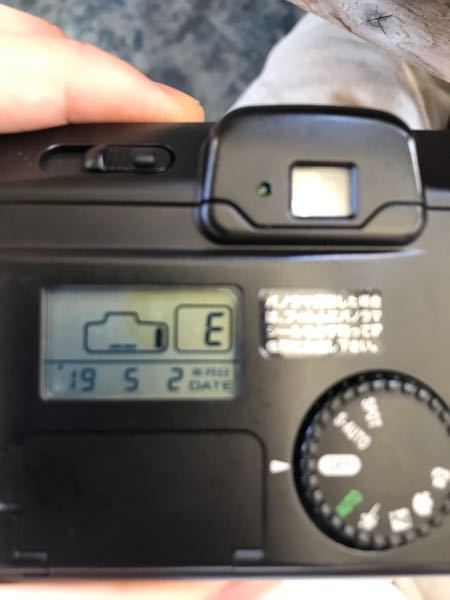 CanonオートボーイSが急にエラー表示されてるのですが、この表示っ