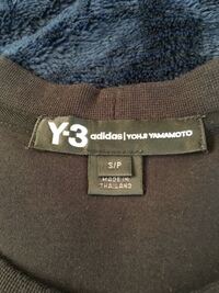 Y-3のサイズ表記について - 写真のタグにある「S/P」なんですが