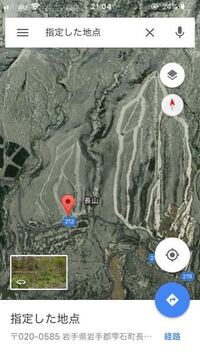 岩手高原スノーパークの隣にうっすらと残っているスキー場らしき跡地について Yahoo 知恵袋