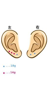 一般的なピアスゲージを教えてください 耳のピアスゲージです 耳たぶなら1 Yahoo 知恵袋