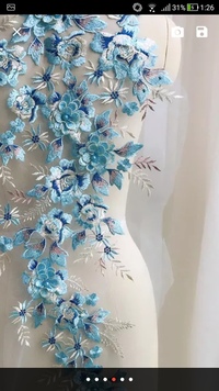 レース刺繍の縫い付け方を教えてください 画像のようなシフォン生地に刺 Yahoo 知恵袋