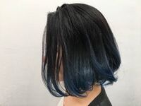 このグラデーションカラーの青にするにはブリーチはいりますか ブリーチな Yahoo Beauty