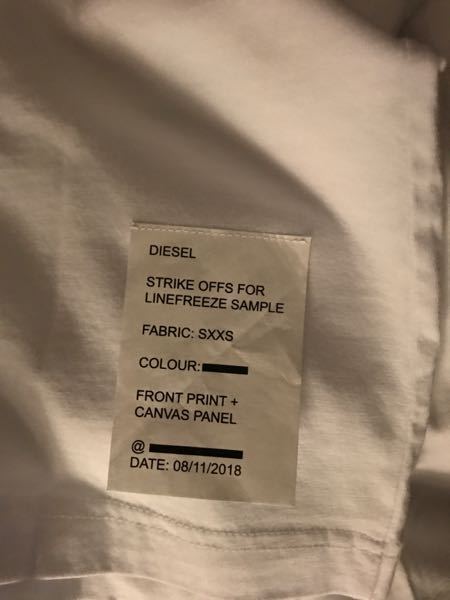 DIESELのTシャツについてです。 - このタグみたいなのは取るべ 