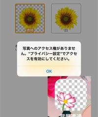 背景透過のサイトやpicsartを使って背景を透過した後写真に保存すると 必ず Yahoo 知恵袋