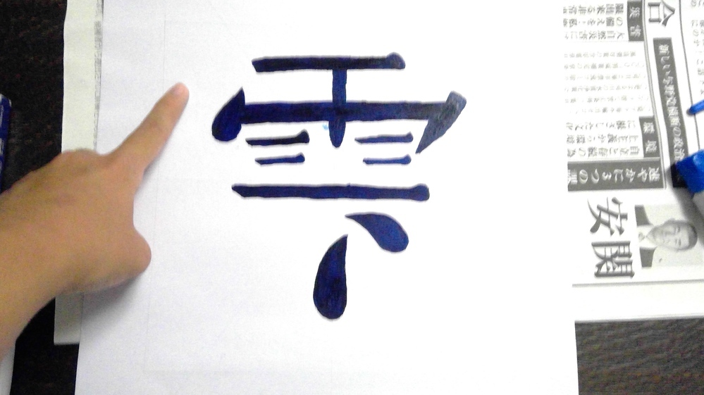 急ぎです 夏休みの宿題で絵文字というのが美術で出て 雫 という漢字を使い今 Yahoo 知恵袋
