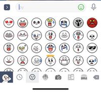 Lineで大きい絵文字の出し方 ラインで大きなうさぎとかデカイ顔の絵とかだすに Yahoo 知恵袋