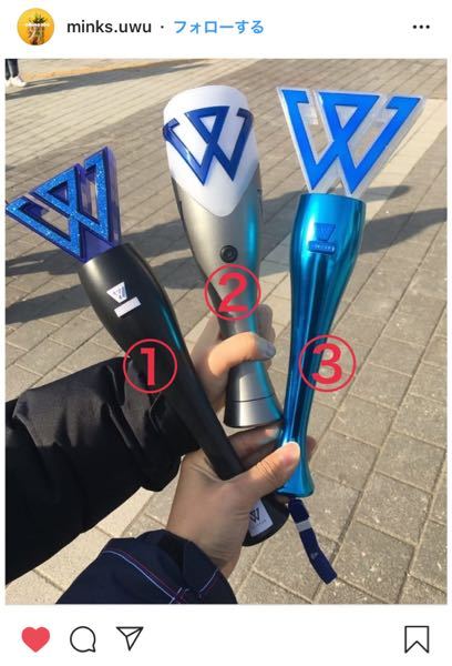 韓国アイドルwinnerのペンライト（ライトスティック）はいくつか、種類