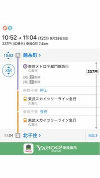 スカイツリーラインの北千住駅から常磐線の北千住駅までの乗り換え Yahoo 知恵袋