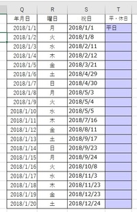 Excelで平日休日祝日を 平日 休日 と表示する関数について教えて下さい Yahoo 知恵袋