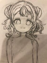 こんにちは 中学二年生でイラストを描いているものです こちらの女の子 Yahoo 知恵袋