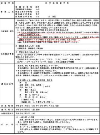 今年度の名古屋大学の入試募集要項です センター試験を課す推薦入 Yahoo 知恵袋