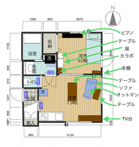 一人暮らしの部屋のレイアウト１dk 30平米 に引っ越しする予定です 教えて 住まいの先生 Yahoo 不動産