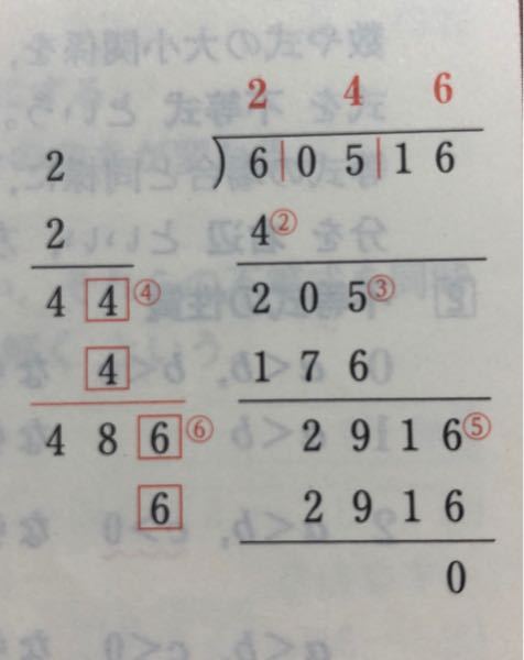 開平の筆算なんですが、簡単に左と右側のやっていることを言葉で述べて