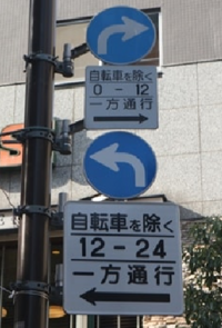 この標識は横断禁止の意味ですが 車庫とか施設に入る時は 右折も Yahoo 知恵袋