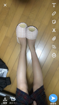 これ やばくないですか 私の脚です 最近 細すぎて見る度に気持ち悪 と思います Yahoo 知恵袋