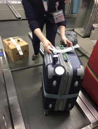 スーツケースベルトの締め方どなたか教えてください 以前は簡単 Yahoo 知恵袋