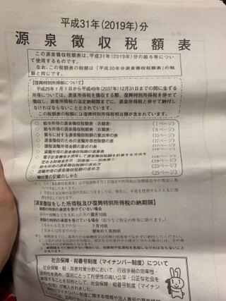 源泉 の 税額 表 所得 給与 徴収