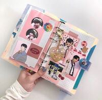 Kpopのこういうのを作りたいのですが どこにこのようなノート は売 Yahoo 知恵袋