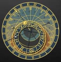 天文時計の見方分かる方いますか この時の時間は19時50分だったので Yahoo 知恵袋