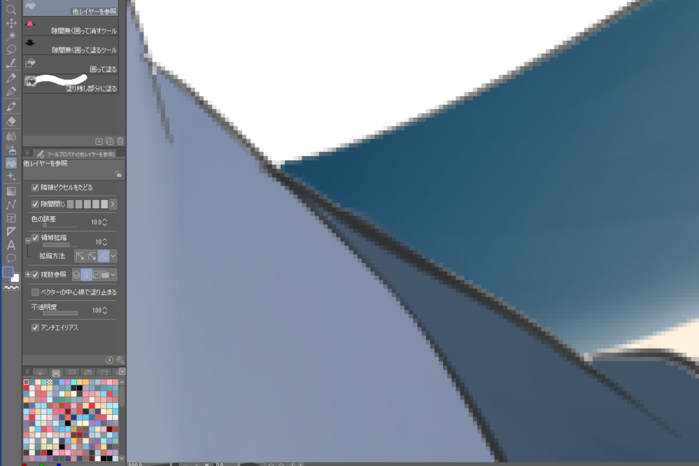 デジタルペインティング(PCでお絵かき)で問題が発生したのでご存知の方 