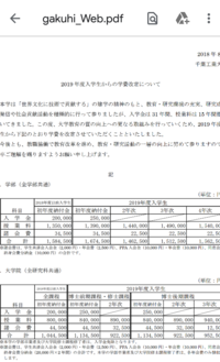 千葉工業大学の学費は全学部この値段ですか 千葉工大の学費は学部 Yahoo 知恵袋