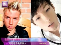 ブラジル人のイケメン(左)が韓国のスターに憧れて韓国人イケメン顔(右)のように整形しましたが貴方はどちらがタイプですか？かなり好みが別れると思います。 