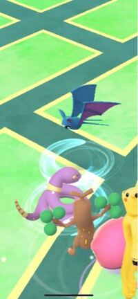 ポケモンgoでポケモンの周りに付いているグルグルってなんですか Yahoo 知恵袋