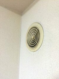 住宅の部屋でよく見かける換気口は壁に直径何センチの穴があいているんですか？

エアコンの室外機からの配管・配線を通すため、穴の直径が知りたい。 