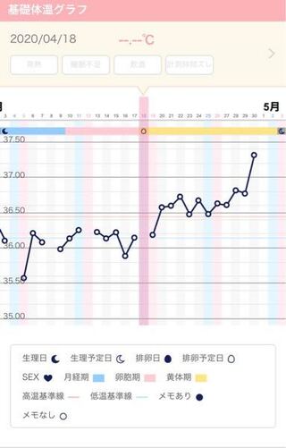 微熱 基礎体温