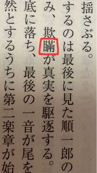 目へんに繭のような漢字これなんて読みますか 欺瞞 ぎまん と読 Yahoo 知恵袋