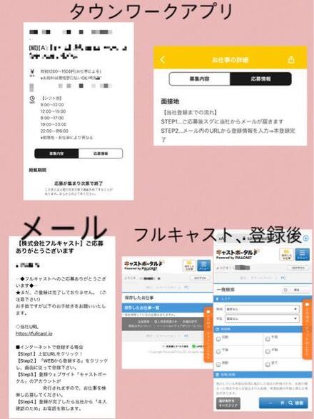 タウンワークでアルバイトの応募をしました フルキャストというとこ 教えて しごとの先生 Yahoo しごとカタログ