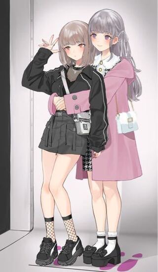 この手前のボブの女の子みたいな感じのお洋服の系統でかわいいブランドあ Yahoo 知恵袋