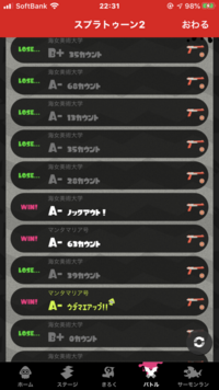 スプラトゥーン２のガチマッチで貰えるお金の量を教えて下さい できたら Yahoo 知恵袋