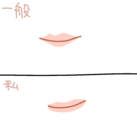 唇の悩みなのですが 私は画像の下のような唇で横の線 がありません プリクラ Yahoo 知恵袋