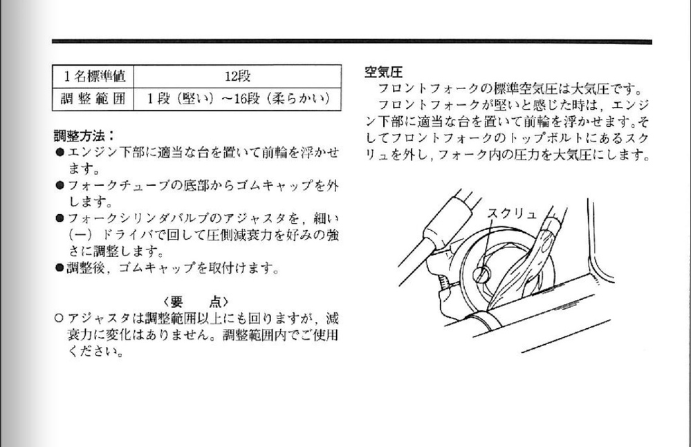 Klx250のサス調整について質問です 当方klx250 03年 Yahoo 知恵袋