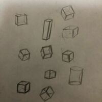 イラストを描くための立体把握を鍛える為に立方体を描く練習をしたいので Yahoo 知恵袋