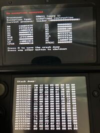 3dsのhblについてです 開くとこのようになってしまいます Yahoo 知恵袋