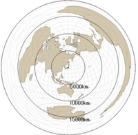正距方位図法だと 六つの大陸がどこにあるか いまいちよく分かりません 教えてい Yahoo 知恵袋