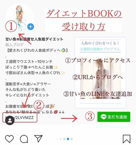 インスタのダイエット垢などで ダイエット方法がまとめられたbo Yahoo 知恵袋