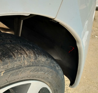 先日車の左後ろタイヤの上あたりを擦ってしまい写真のようになってしまいま Yahoo 知恵袋