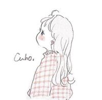 このイラストを描いているcahoさんが描いたひまわりと女の子 Yahoo 知恵袋