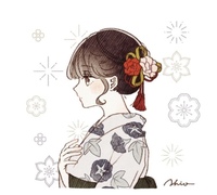 浴衣姿の女の子のイラストの絵描きさん探してます保存してた写真の絵描き Yahoo 知恵袋